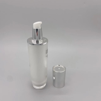 De ovale van de Pompskincare van de Cilinder50ml Kosmetische Lotion Plastic Cilinder