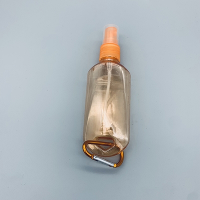 Plastic van het de Handdesinfecterende middel van 60ml Lege van het de Flessenhuisdier de Nevelreis met Carabiner