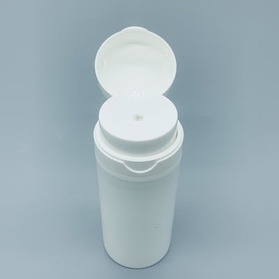 De plastic Witte Fles Zonder lucht van pp voor Schoonheidsmiddel die 50ml verpakken